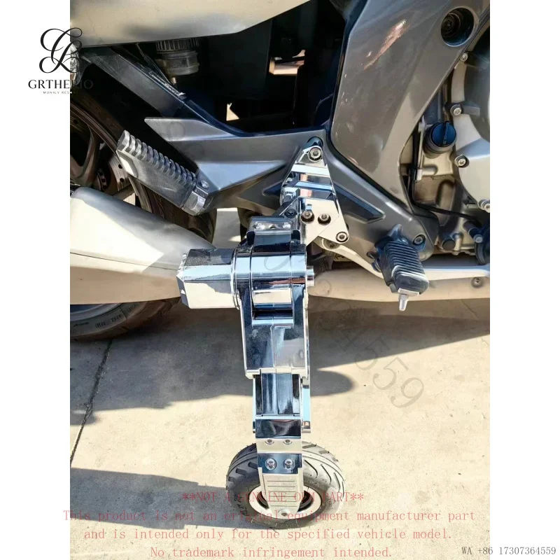For Honda Gold Wing GL1800 GL1500 Bagger F6B Motorcycle Landing Gear Auxiliary Parking Bracket Side Stabilizer Training Wheels A