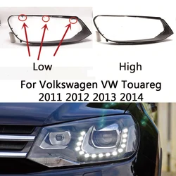 Car Headlight Cover Lens Glass Shell Front Headlamp Lampshade Auto Light Lamp For Volkswagen VW Touareg 2011 2012 2013 2014