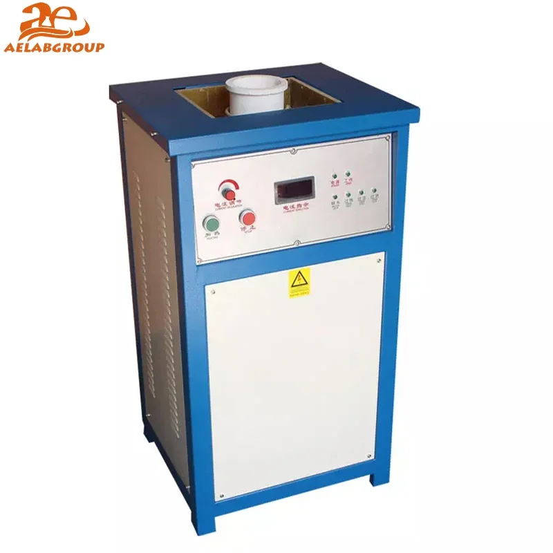 2025 YH AELAB بالجملة فراغ التعريفي فرن صهر المعادن فرن صهر البلاتين آلة صهر الفضة للذهب