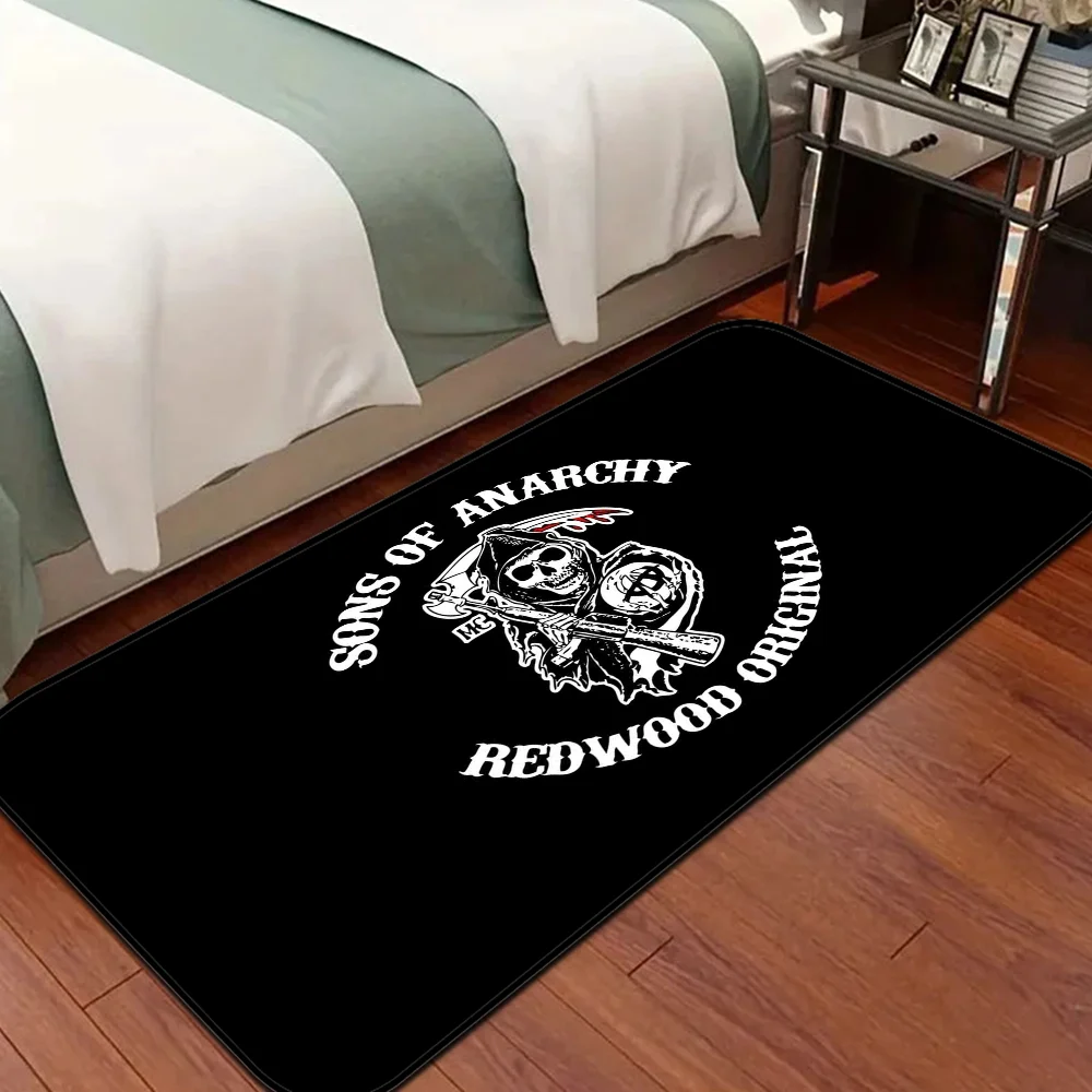 Son Of Anarchy American Crime Tv Door Mat Kids Room Bedroom Decoration Balcony Anti-Slip Doormat Living Room Doormat Area Rug