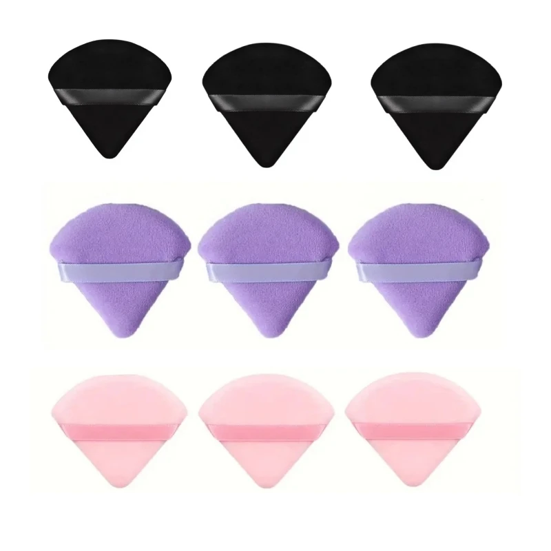 12 pz/borsa Set di Strumenti per il Trucco Dimensioni Giant Morbido Trucco Uovo Polvere per Trucco Adatto per Base Trucco Angolo Impostazione del Trucco