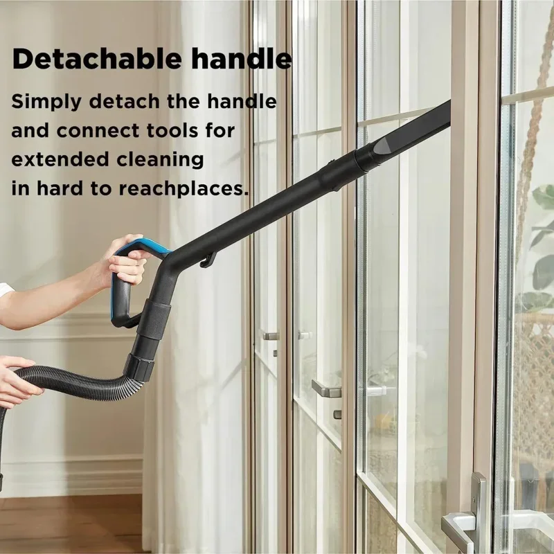 QWEureka Airspeed Ultra-Lightweight Compact Bagless Upright Vacuum Cleaner,Replacement Filter,Blue