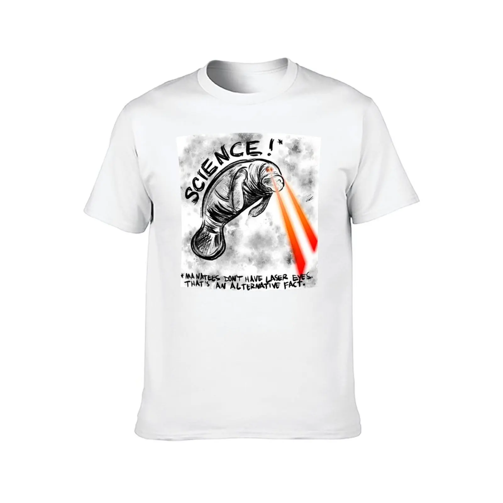 Laser Manatee T-Shirt t shirts with prints man t shirt cotton high quality T-Shirt - Image 2