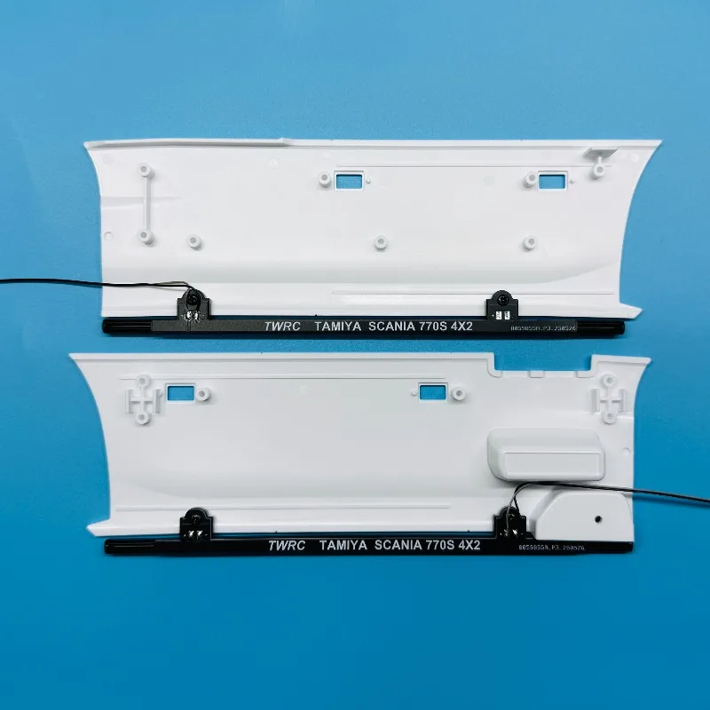 Placa de saia lateral led luzes pcb para 1/14 tamiya rc caminhão basculante scania 770s 4x2 56379 brinquedos peças de carro