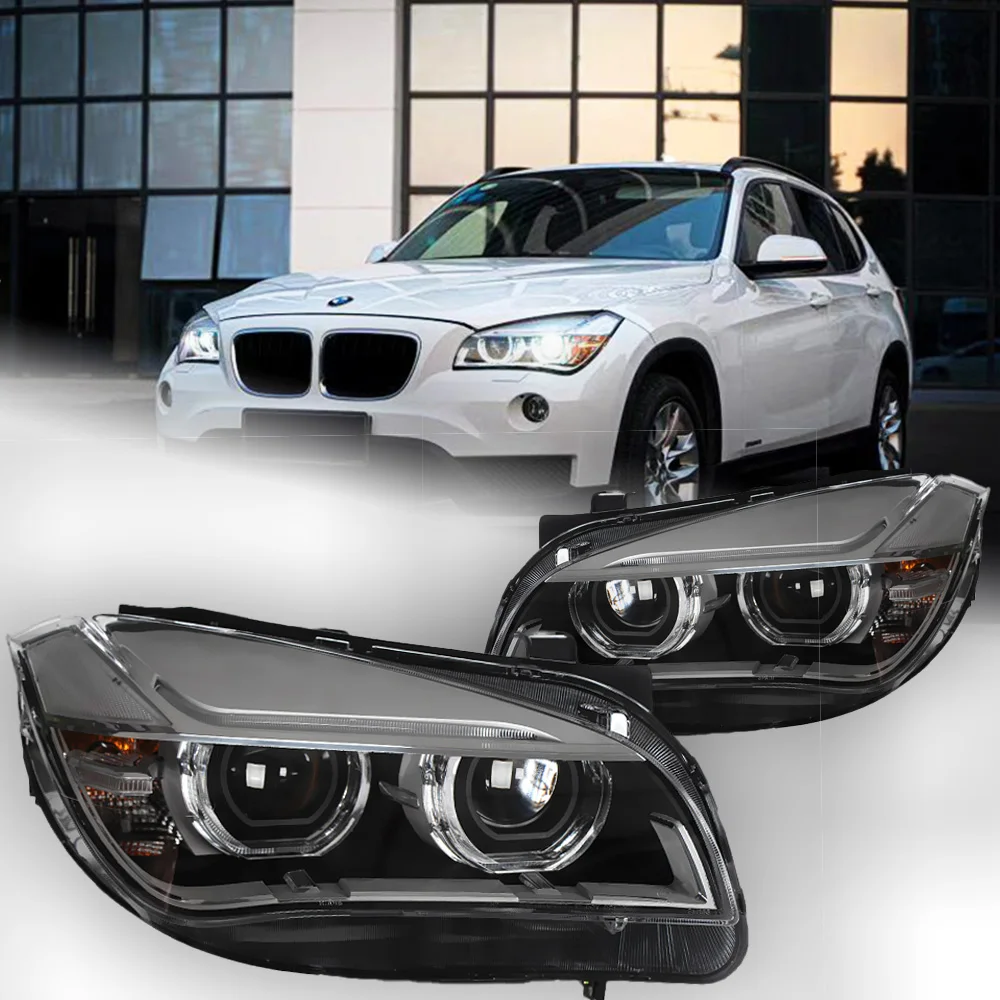 AKD-Lampe frontale de voiture pour BMW, éclairage de sauna bronchE84, lumière de sauna LED, Angel Eye, DRL Hid Bi SG, accessoires automobiles, 2011-2015