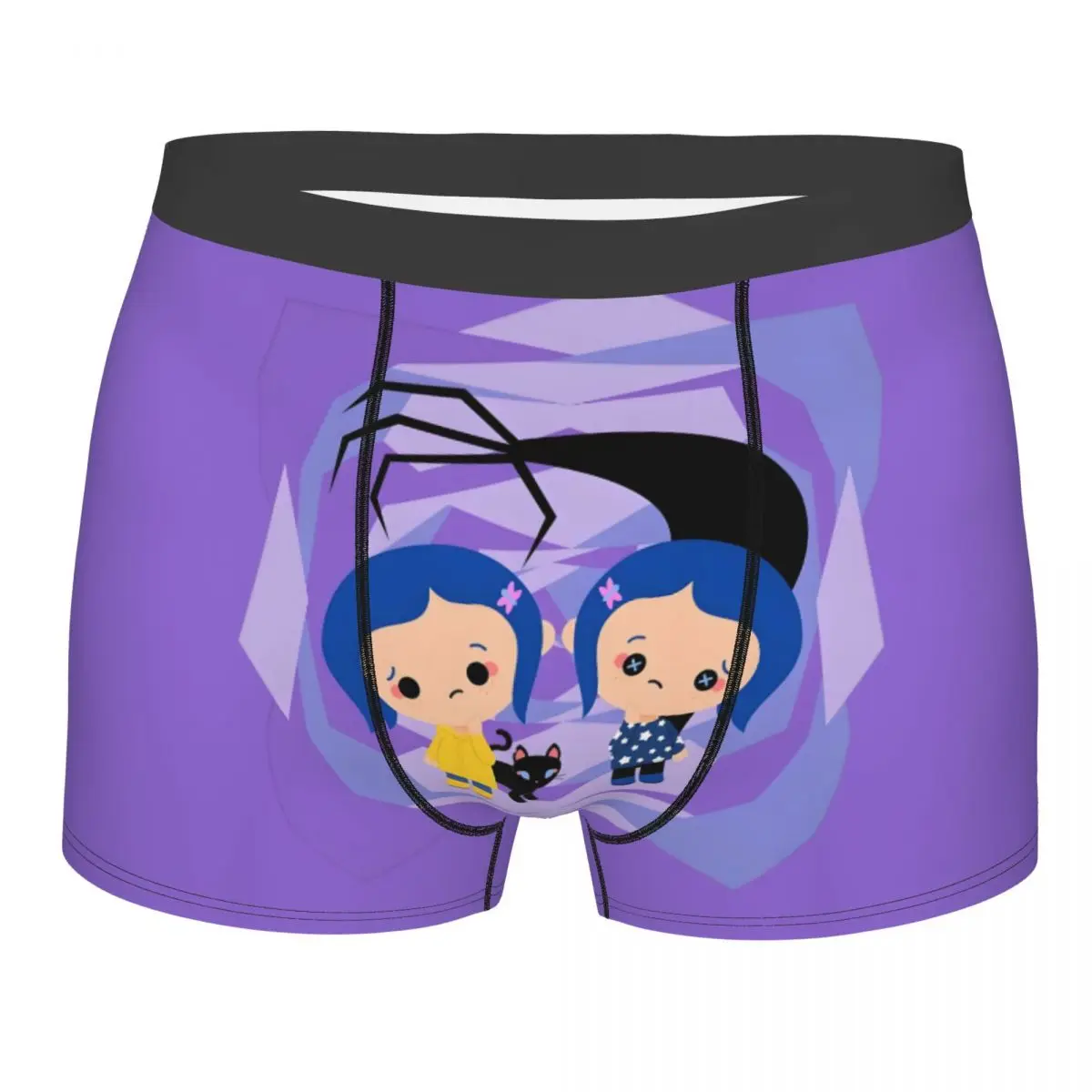 

Custom Novelty Coraline Horor Cartoon Boxers Shorts Panties Men's Underpants Comfortable Briefs Underwear