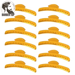 Vintage Metal Finger Wave Hair Clips 6PCS Aluminum Hairpin Hairdressing Clip Salon Hair Fixed Hairclips Barber Stlying Tool