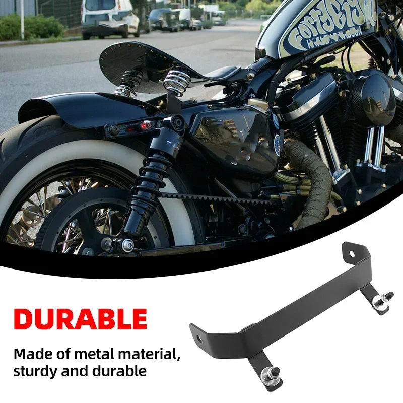 For Chopper Bobber Custom Black Motorcycle Bobber Seat Bracket Seats Springs Mount Accessories view 4