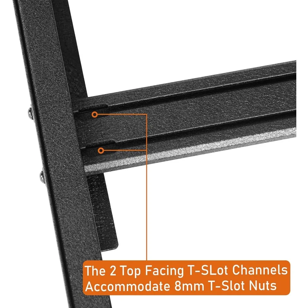 رف سقف كامل الطول من الألومنيوم مع قضبان متقاطعة وسلة شحن لمركبات الجيل الخامس Toyota 4Runner 2010-2024، إعلان خارجي
