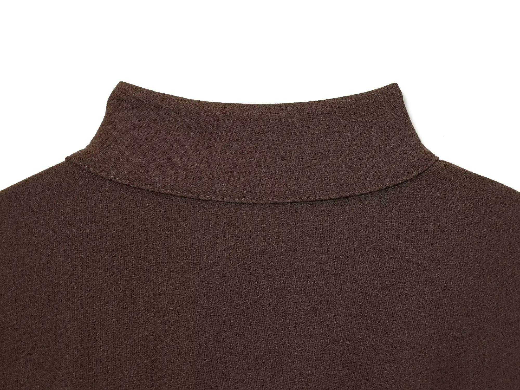 Vestido longo elegante feminino, meia gola com cinto, botão plissado, linha a, vestidos de festa de rua alta