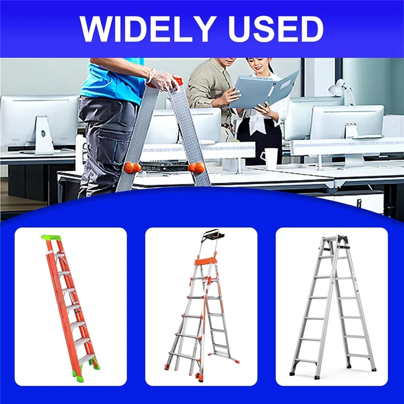 أقفال سلم تمديد من الألومنيوم AEE6 متوافقة مع Werner، مناسبة لمجموعة قفل Rung 28-11، ملحقات سلم التمديد #2