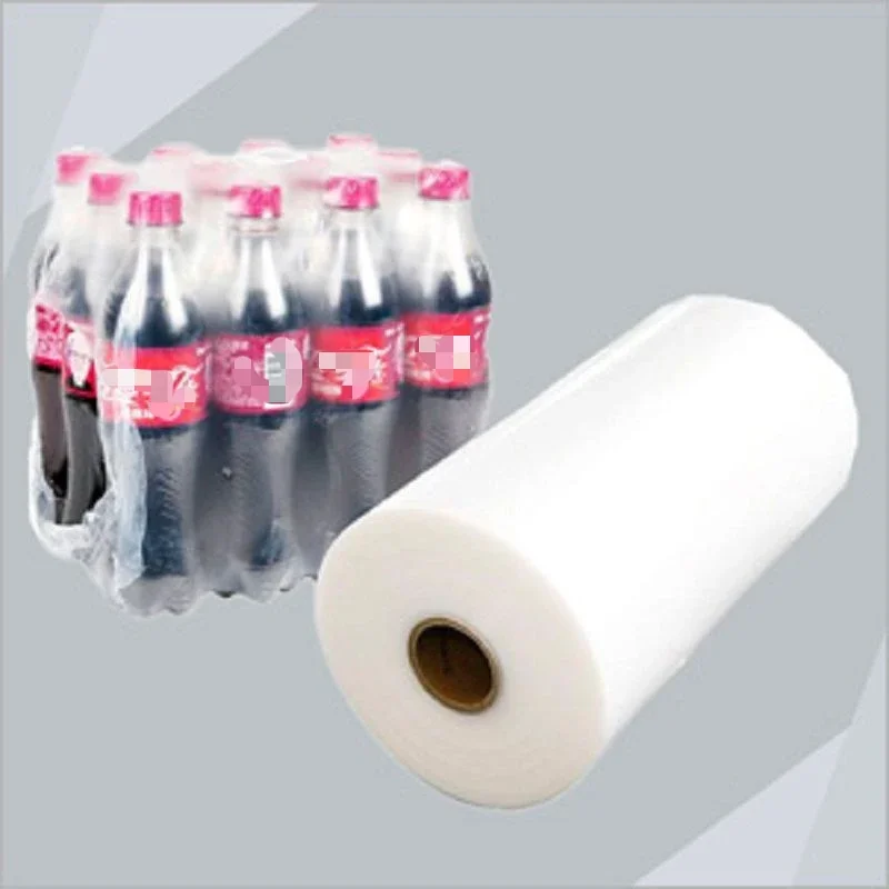 PE Thick Multi Size Heat Shrink Film Mineral Water Glass Shrinkable Membrane Beverage Pop-top Can Beer Packaging Tube Films