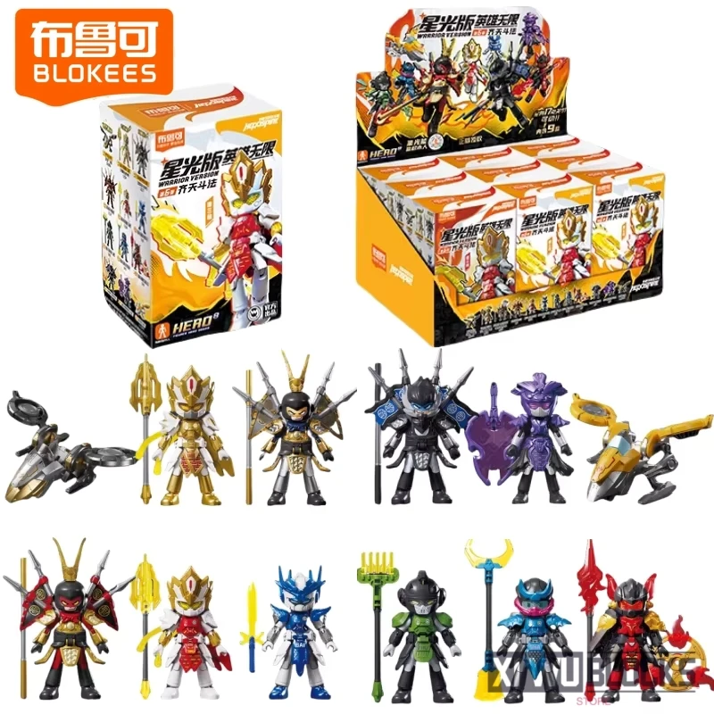 

BLOKEES Heraspire Building Block People Nezha Wukong Three Kingdoms Assembled Movable Model Children's Toys Decorative Gifts