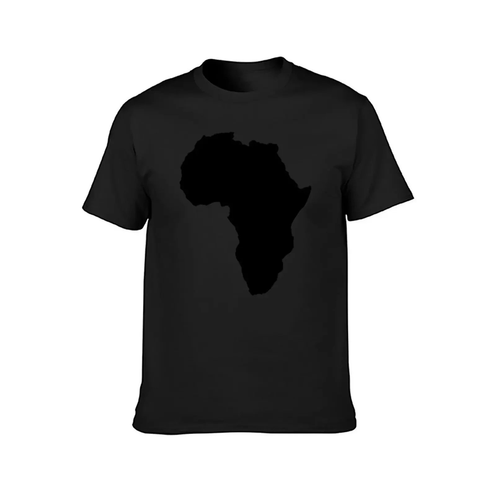 The continent of Africa map of African nation T-Shirt cute tops anime clothes cheap stuff T-shirts for men cotton