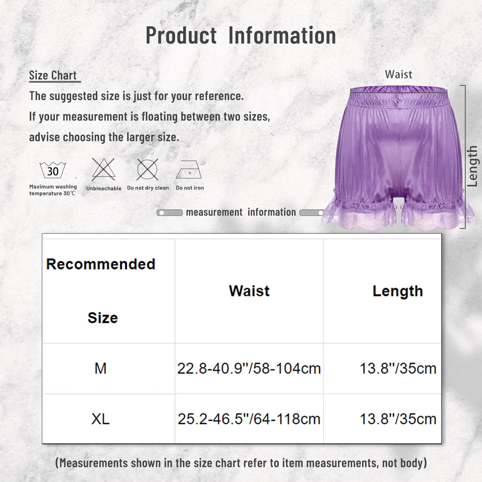 Female Lingerie Lace Trim Satin Bloomers Pettipants Culotte Pajama Bottoms Nightwear Homewear Security Short Pants