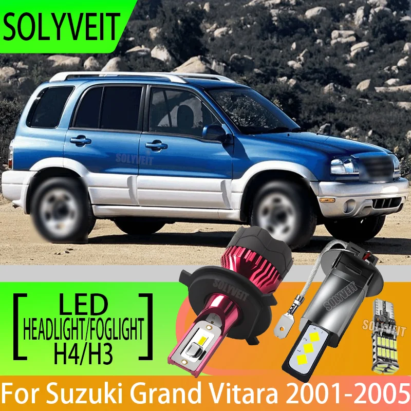 

Dustproof & Waterproof H4 H3 LED Car Headlight Auto Foglamp Bulb Kit IP67 FOR Suzuki Grand Vitara 2001 2002 2003 2004 2005
