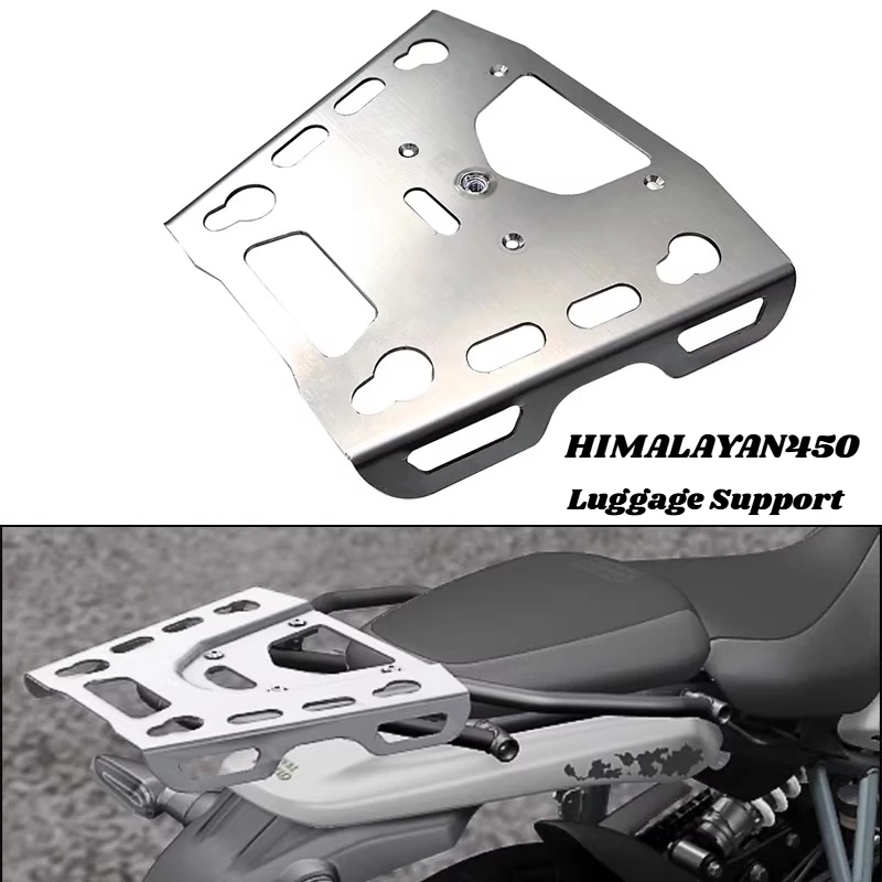

Retro for RE Himalayan450 Himalayan452 2024 Rear Luggage Carrier Rack HIMALAYAN 450 Motorcycle Cargo Rack Storage Box Support