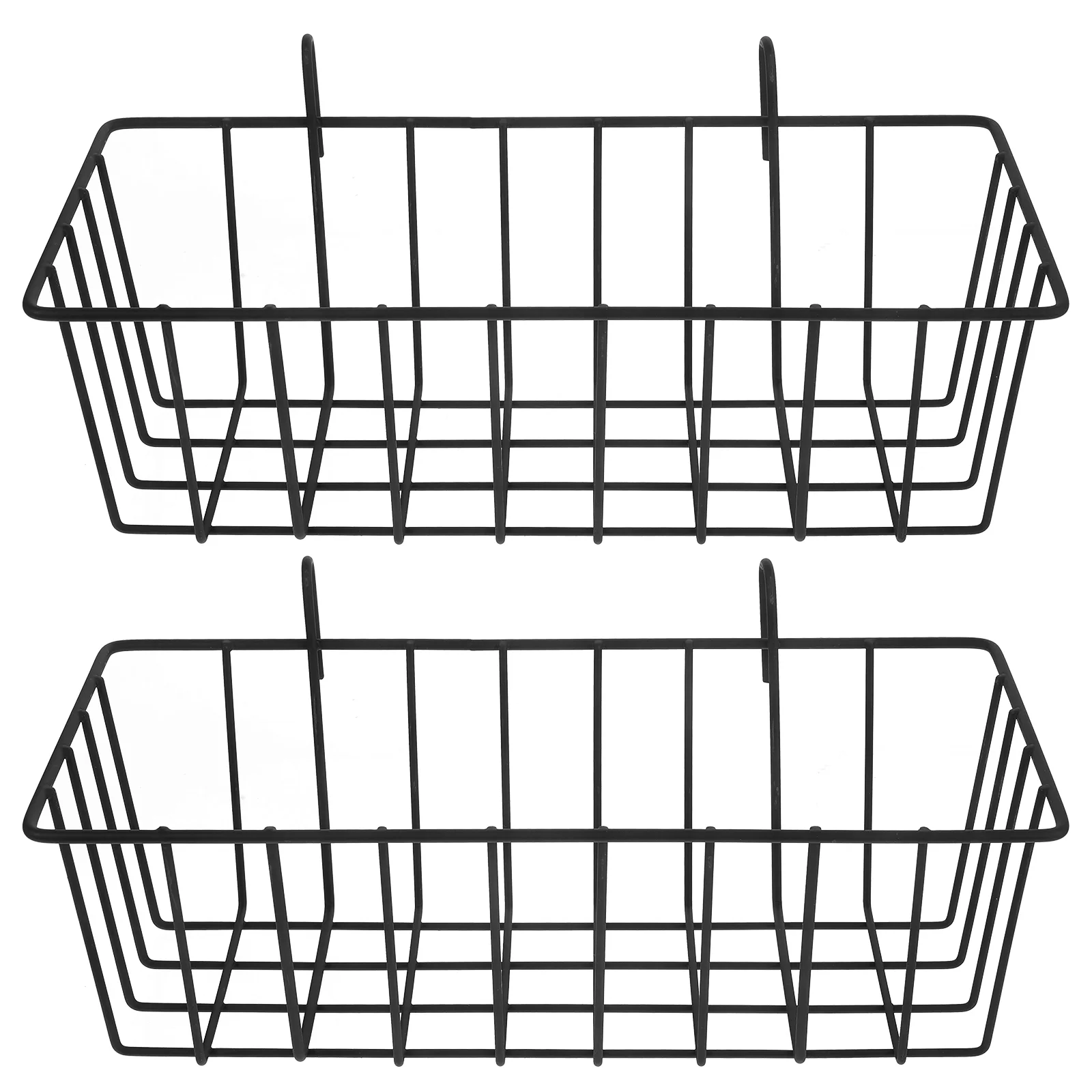 

2 Pcs Hay Feeder Large Capacity Wrought Iron Bite Resistant Food Storage Foldable Lightweight Multi Function Hay Racks