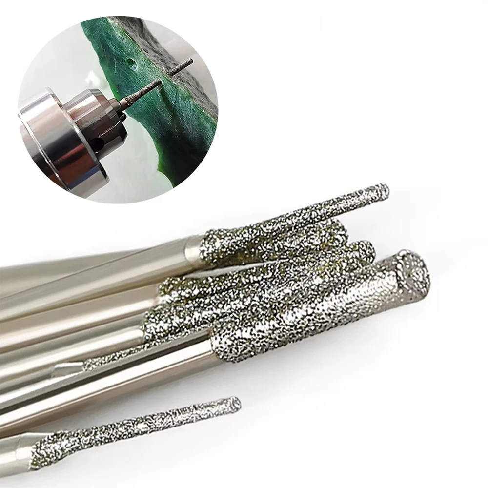 KATWAY 5 قطع لقم الثقب المطلي بالألماس 0.8-2.5 مم - لقم ذات رؤوس دقيقة للبلاط والمجوهرات وحفر الزجاج HH-AA233 #2