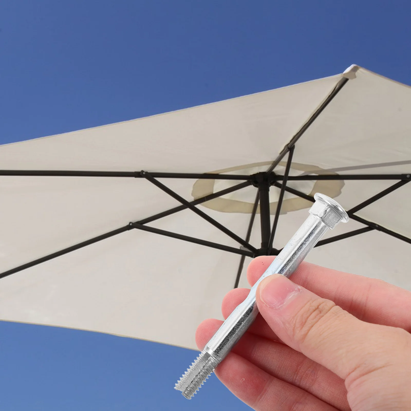 

Strong Outdoor Umbrella Hand Shaft Reliable Replacement Accessory for Patio Sun Parasol and Side Hanging Umbrellas