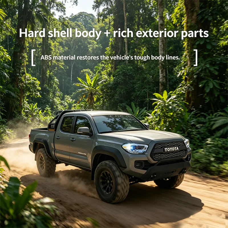 

Fms Rc Crawler Tacoma 1 24 Scale Remote Control Off Road Climbing Car Hard Housing Body Abs Material Outdoor Hobby Waterproof