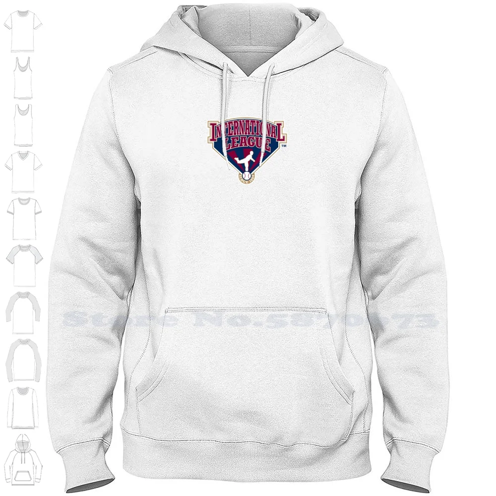 International League Logo High-quality Hoodie 100% Cotton Sweatshirt