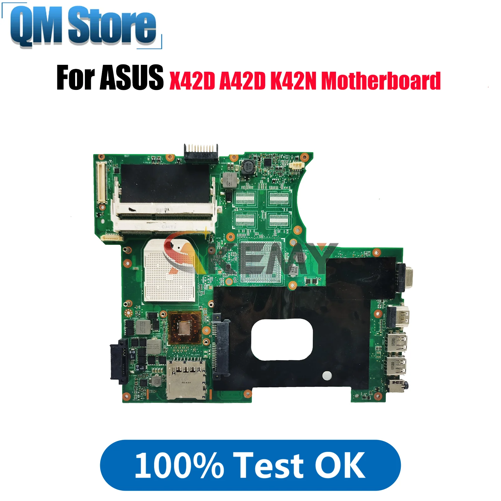 

Материнская плата K42N для ноутбука ASUS A42D X42D K42N K42N Материнская плата для ноутбука Цей товар в наличии 100% тестирование ОК быстрая доставка