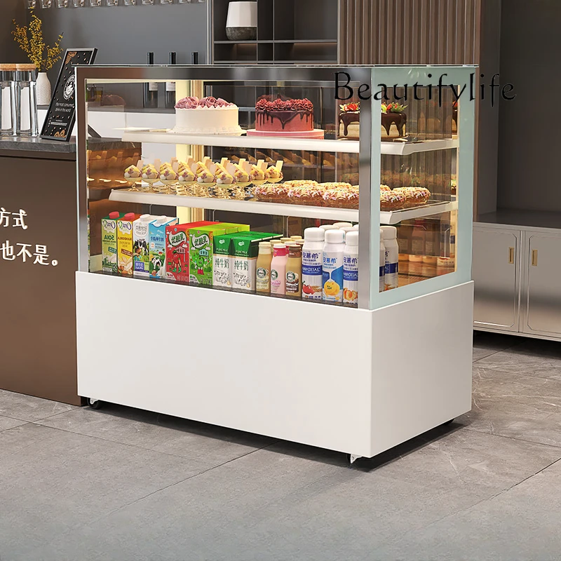 Commercial cake refrigerated display cabinet multi-functional air-cooled frost-free fresh-keeping cabinet