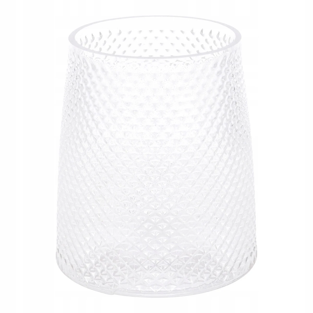 Decoratieve glazen bloemenvaas 18cm