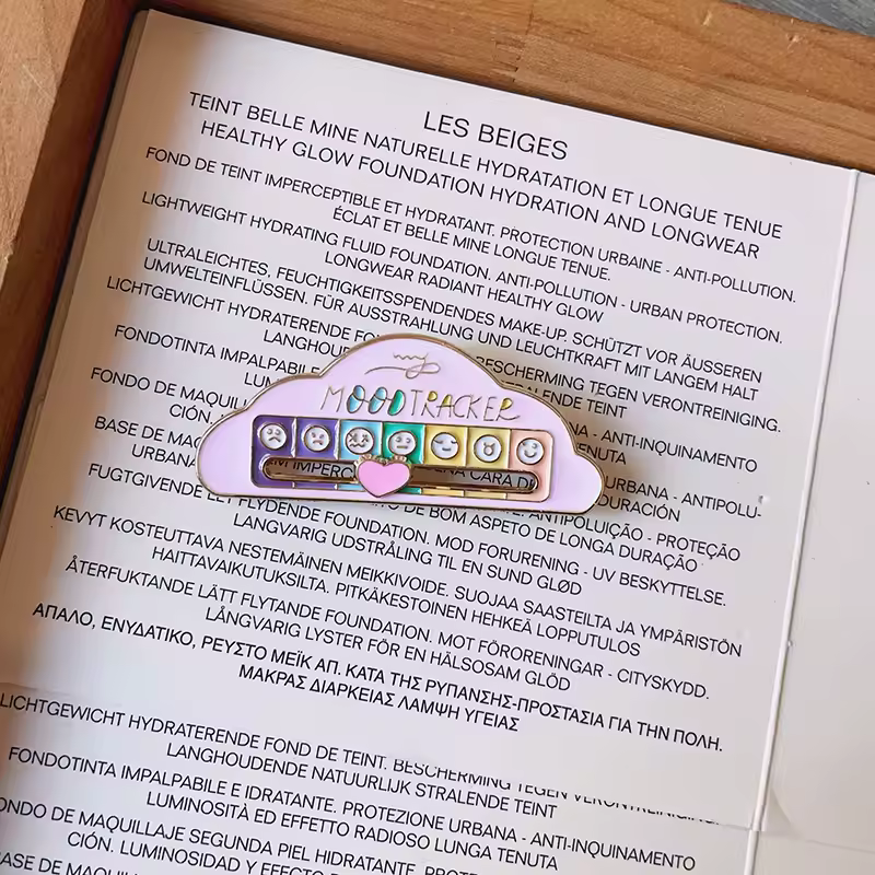 Mood Expression Pins for Women Men My Social Battery Brooches on Clothes Funny Alloy Badge Gifts - Image 8