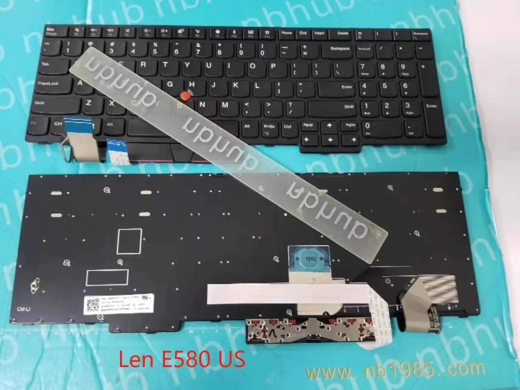 

New For Lenovo ThinkPad E580 E585 E590 E595 L580 L590 T590 US Keyboard With Point No Backlit