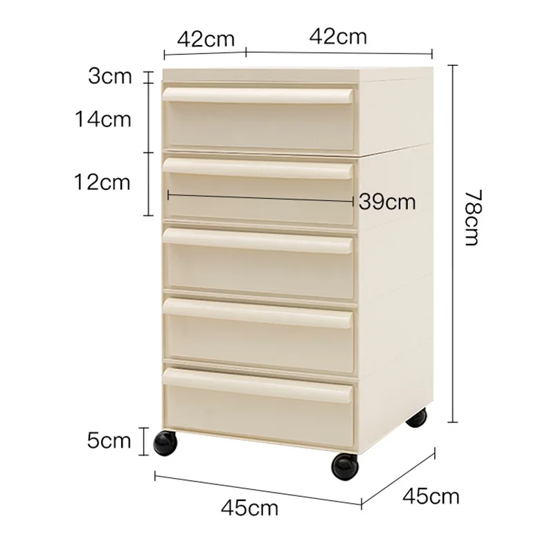 Mid-Ancient Silent Style Bedside Table Ins Mobile Storage Cabinet Minimalist Creative Small Cabinet Mini Simple Side Cabinet New