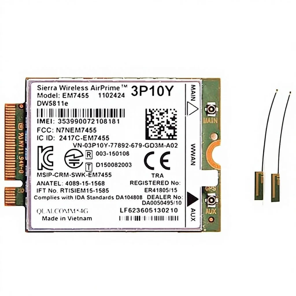 SHANHAI 4G LTE Module Wireless EM7455 Sierra M.2 Form Factor GPS Supported USB Interface LTE Cat.6 Best Product
