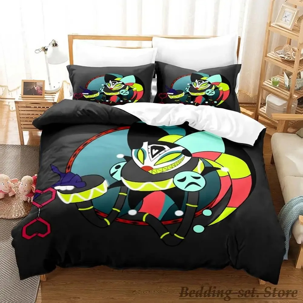 2023 Fizzarolli Boss Bedding Set Single Twin Full Queen King Size Bed Set Adult Kid Bedroom Duvetcover Sets Anime Game Bed