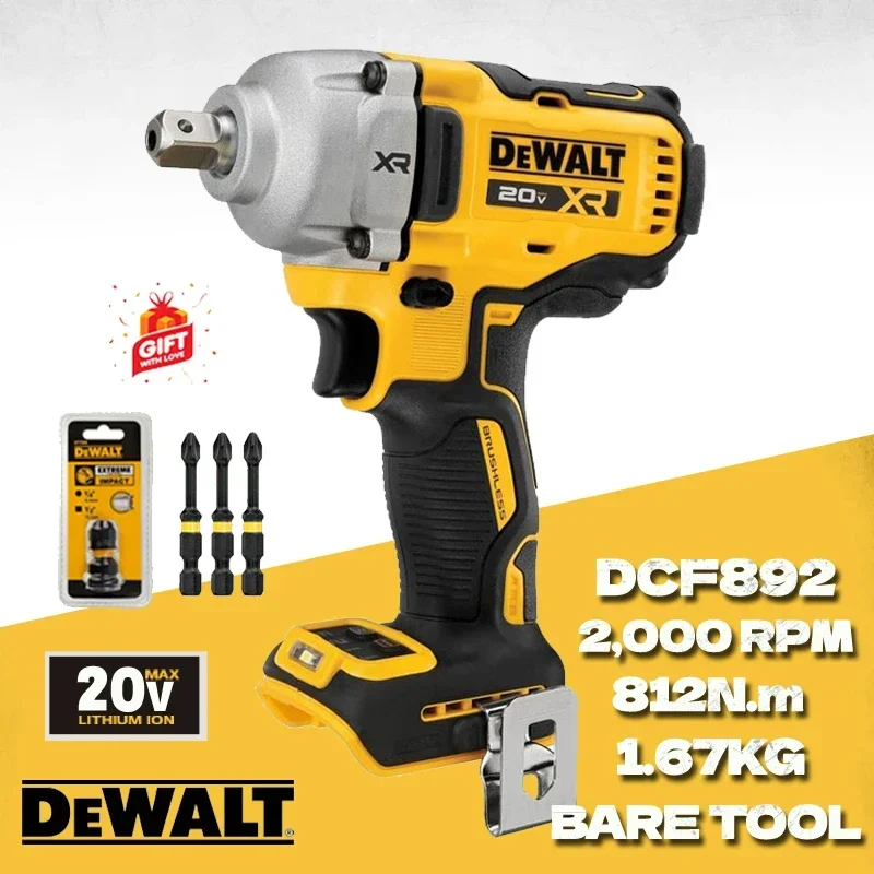 Dewalt DCF892 Impact Wrench Body Only 20V Brushless Cordless 1/2\