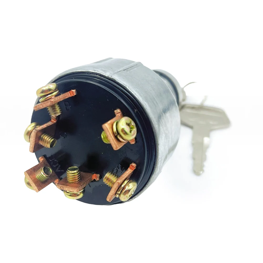1 pz Interruttore di Accensione Con 2 Chiavi 08086-10000 Per Escavatori Kubota PC200-1235 Trattore Accensione Giardino Accessori Per Utensili Elettrici