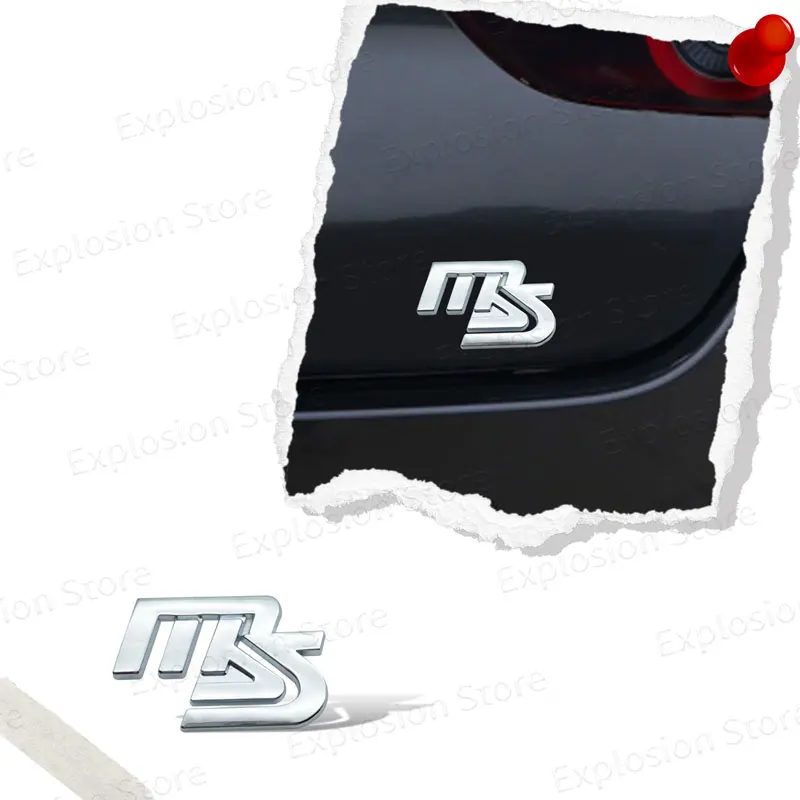 2.0 2.5 AWD Letter Logo Car Metal Sticker Rear Trunk Badge Front Grille Emblem Tail Decal For Mazda Speed Mazda MS Atenza Axela