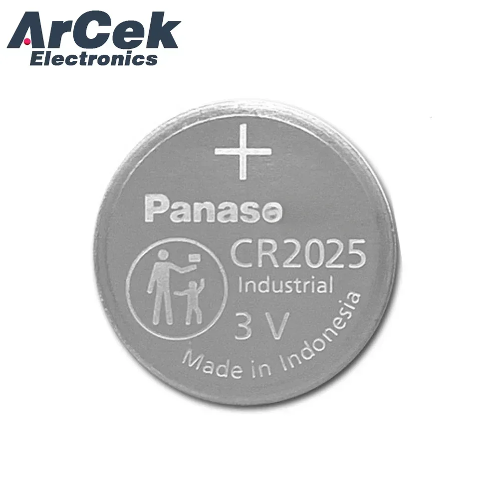 2PCS Original for PANASONIC 3V CR2025 Lithium Button Battery DL2025 BR2025 5003LC LM2025 CR 2025 Coin Cell Watch Batteries