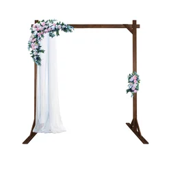 Forest Lawn Wedding Entrance Open Arch Backdrop Wooden Arch Decoration Flower Rack