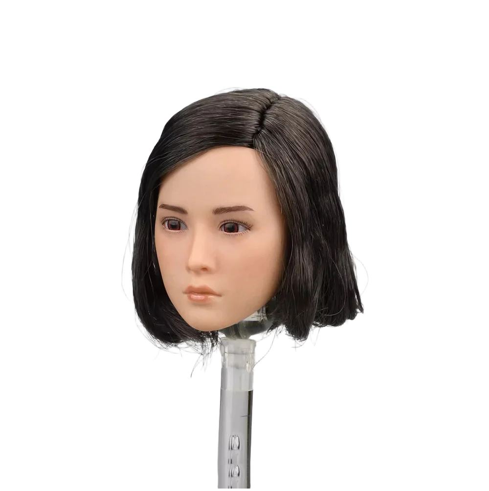 

Флагманка 1/6, Азиатская девушка, солдат, воин, яркая голова, скульптура, резьба с шапочкой для пересадки волос, аксессуары для 12 дюймов, экшн, сделай сам, FS-7305