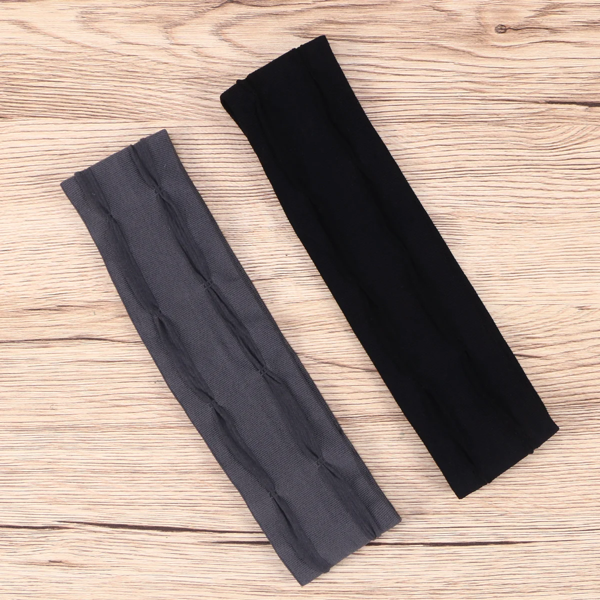 عصابة رأس رياضية سوداء مقاس واحد، لفافة شعر سريعة الجفاف وجيدة التهوية لتشغيل البيلاتيس وتمارين اللياقة البدنية وغير قابلة للانزلاق