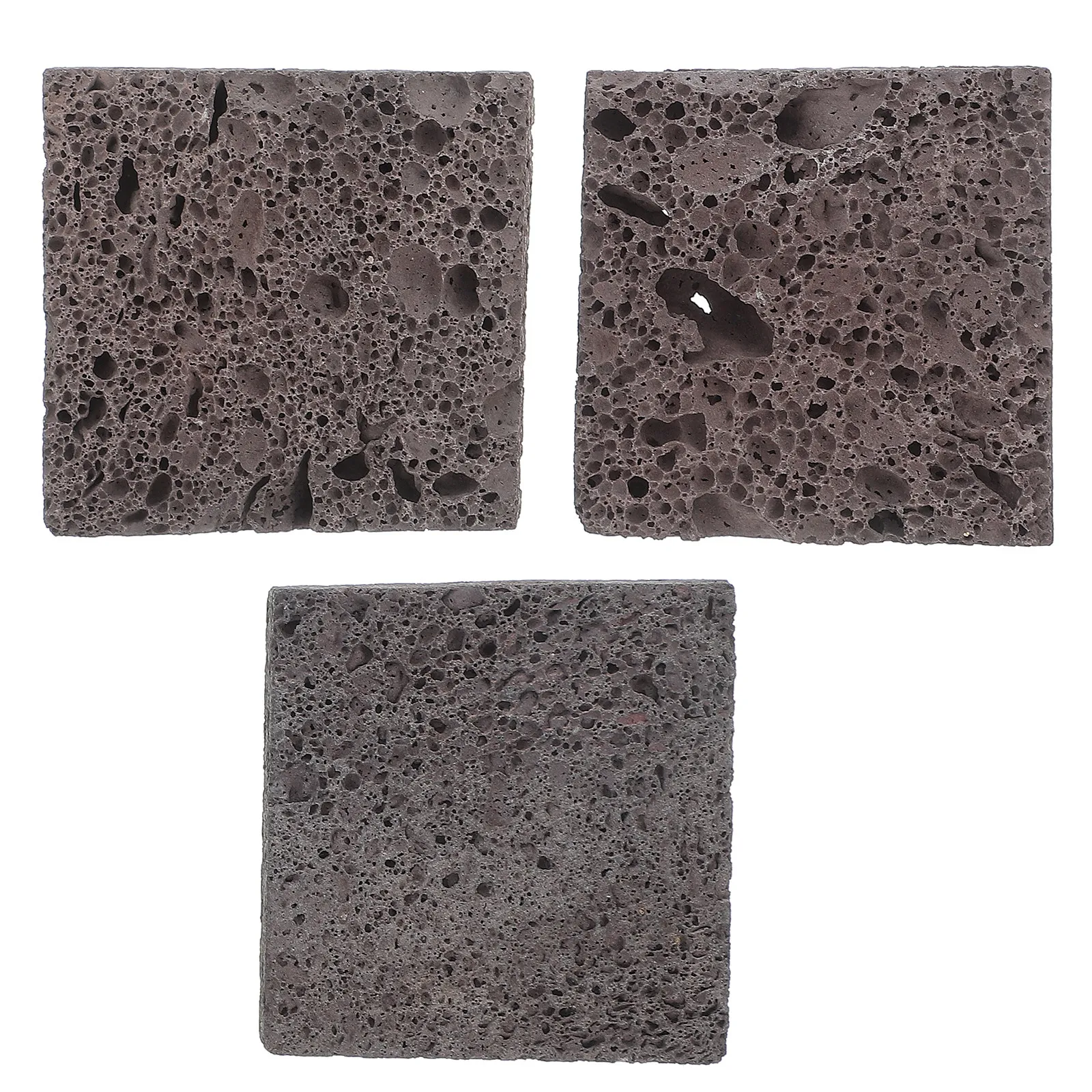 Planted Aquarium Anubias - 3Pcs Volcanic Rock Pieces for Moss