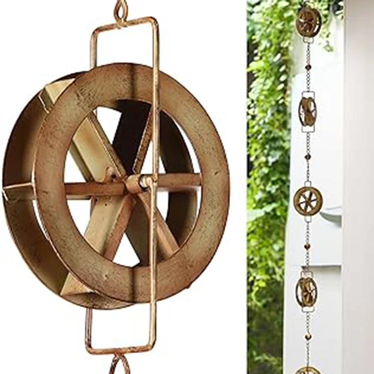 Hot Sale Customized Size Various Types High Quality Garden Decorative Rain Chain