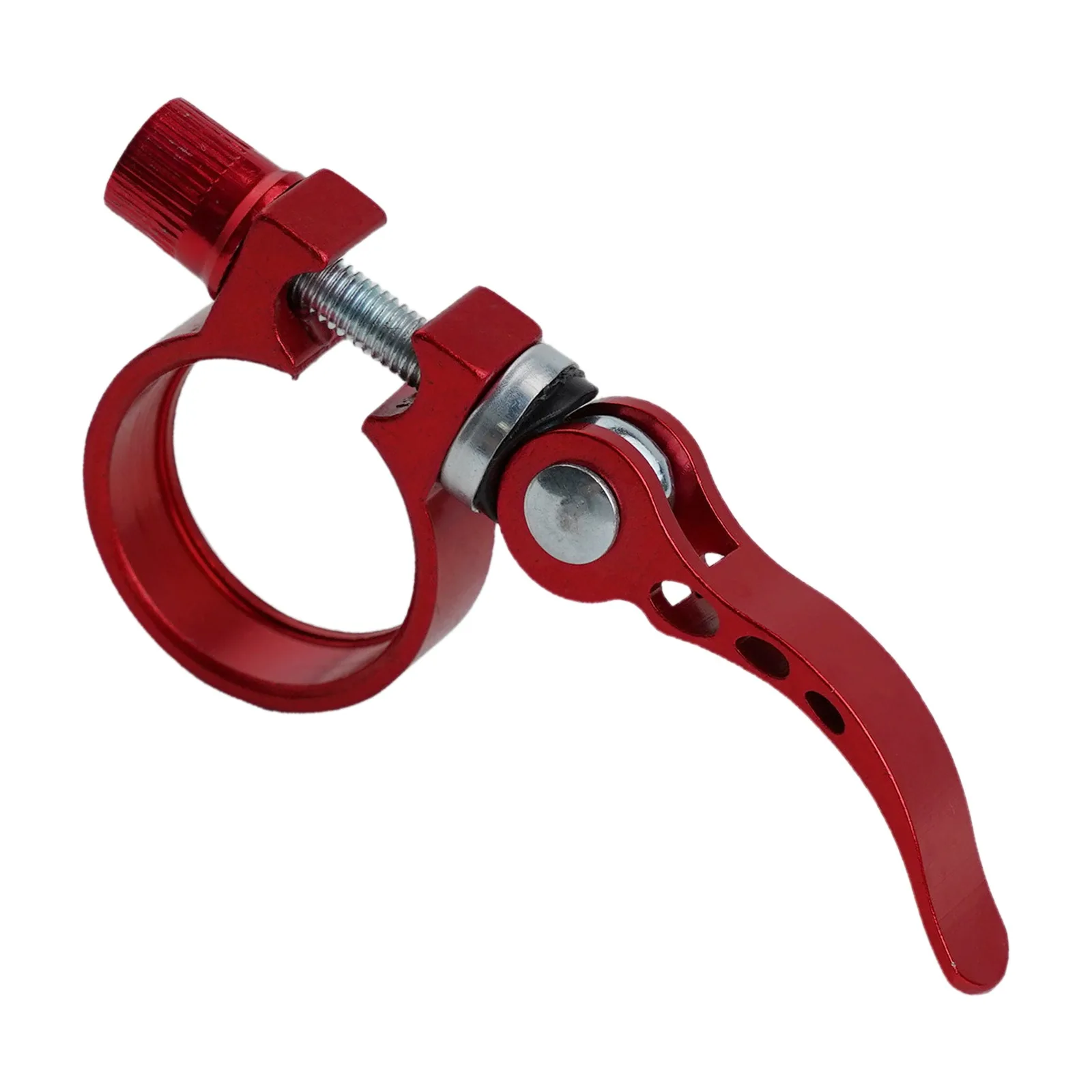 27.2-28.6mm Seatpost Clamp Bike Seatpost Clamp High-strength Aluminum Alloy Lightweight Oxidation Process Easy Disassembly