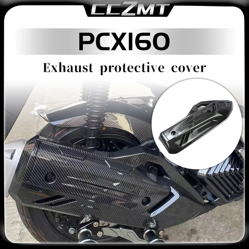 

For Honda PCX160 PCX 160 PCX125 pcx160 2021-2024 Motorcycle Exhaust Muffler Pipe Heat Shield Thermal Insulation Cover Tail Guard