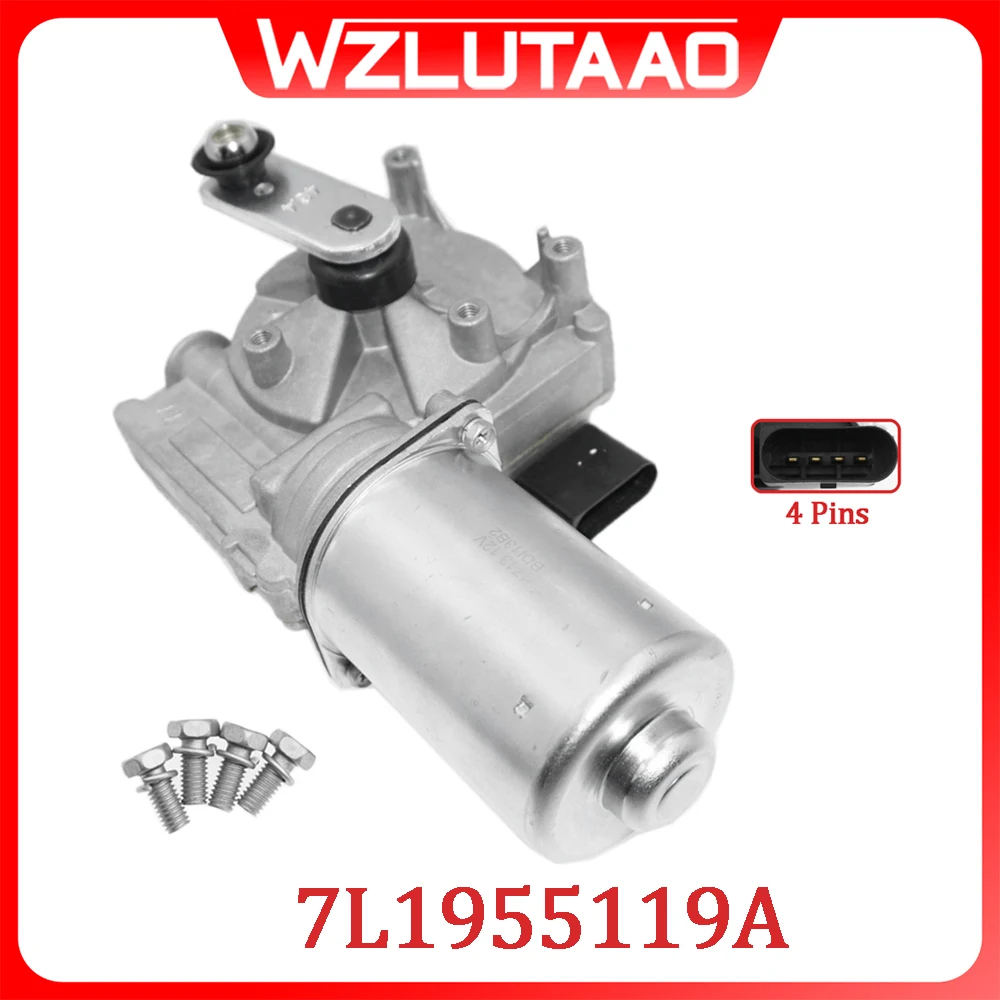 4L1955119A Car Front Windshield Wiper Motor 4L1910113 For Audi Q7 3.0 3.6L 2007-2015 4L1 955 119 A , 4L1 910 113