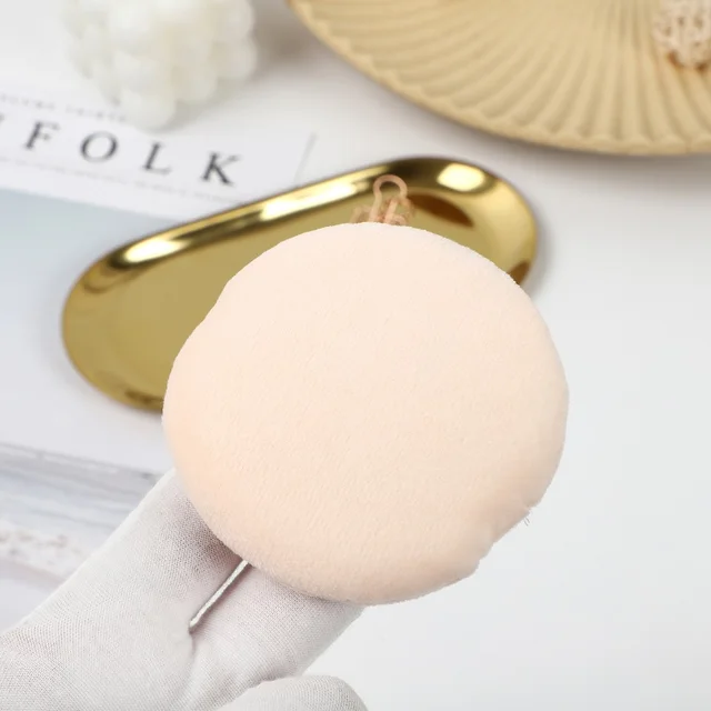 10pcs Professional Round Shape Facial Face Body Powder Foundation Puff Portable Soft Cosmetic Puff Makeup Foundation Sponge Lot 4