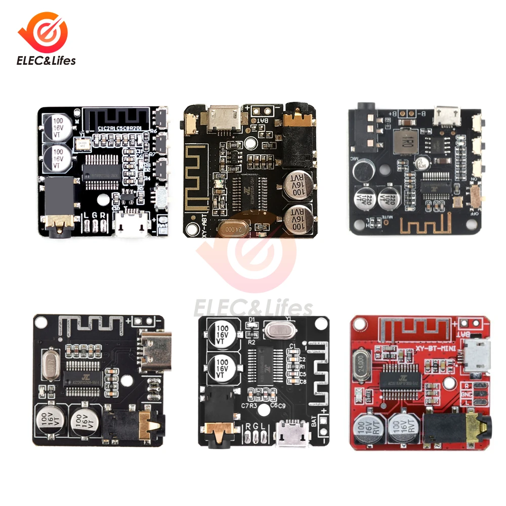 Bluetooth Audio Receiver Board VHM-314 Bluetooth 5.0 MP3 Lossless Decoder Board Wireless Stereo Music Module 3.7-5V