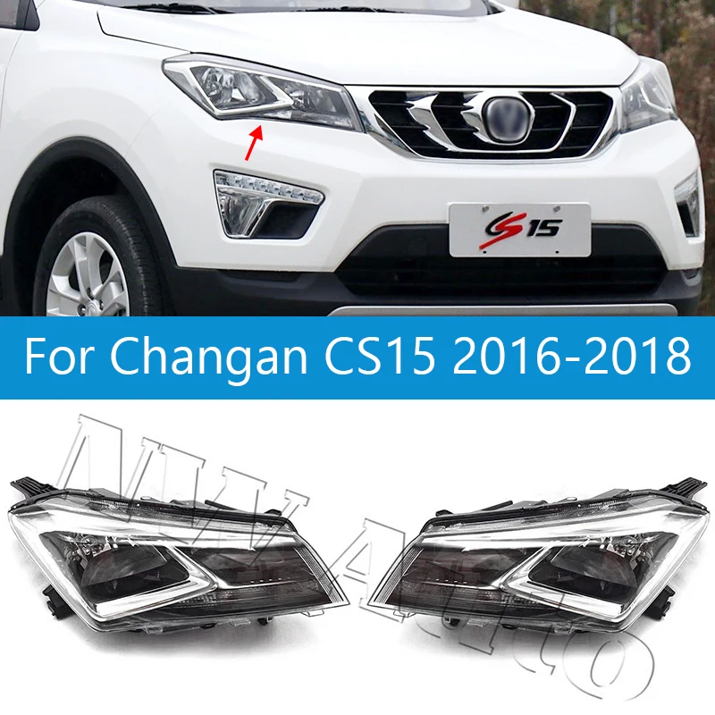 Front Headlight Head Light Headlamp For Changan CS15 2016-2018 Front Bumper  Headlight