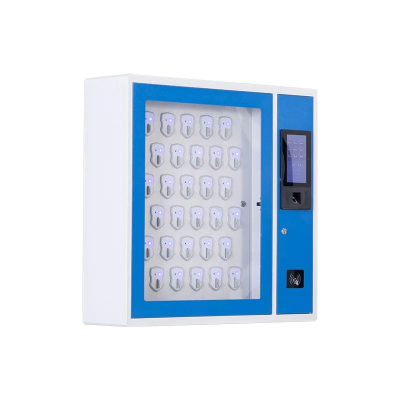 Key management cabinet, fingerprint and password card swipe key box, floor-standing smart key cabinet